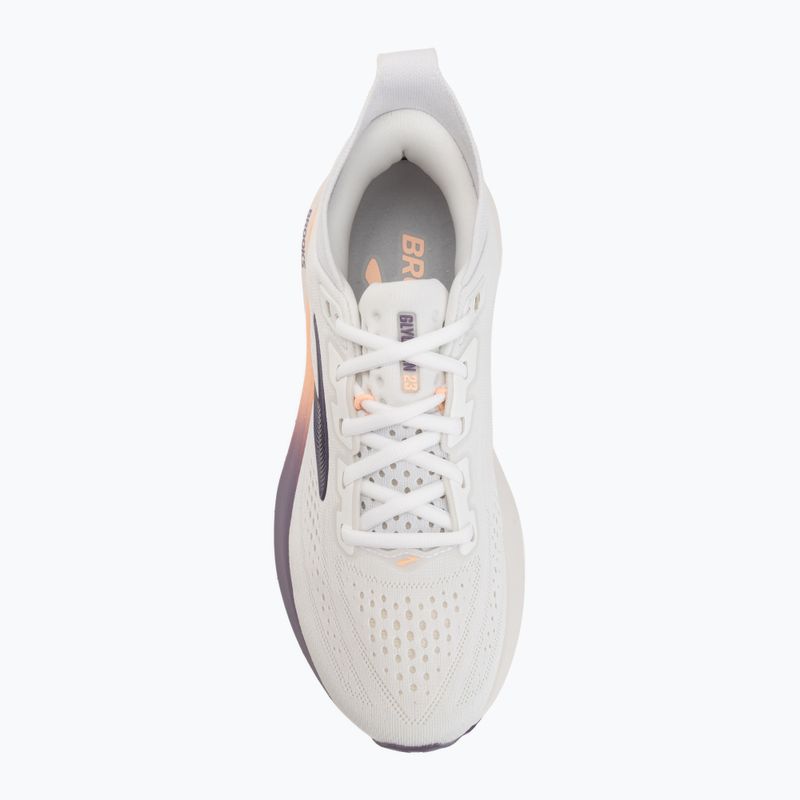 Buty do biegania damskie Brooks Glycerin 23 white/mulled grape/clear 5