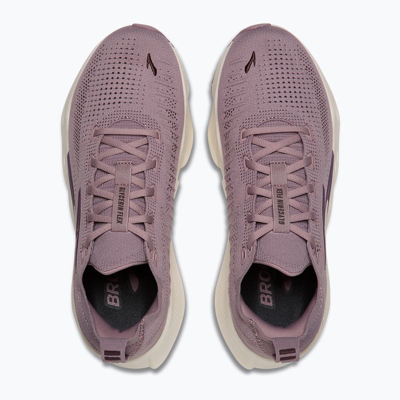 Buty do biegania damskie Brooks Glycerin Flex rose/raisin/metallic 5