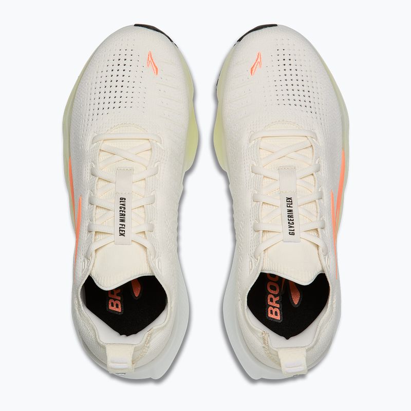 Buty do biegania damskie Brooks Glycerin Flex white/peach/nightlife 5