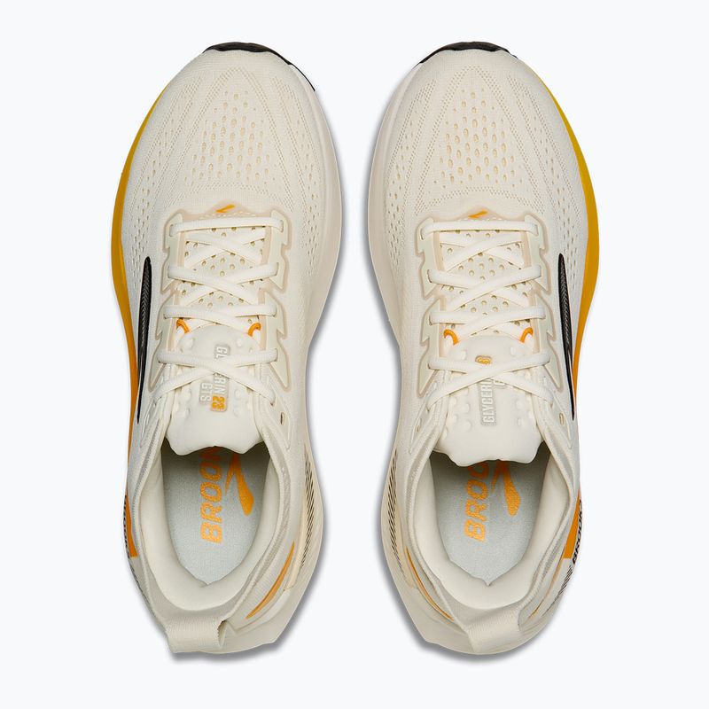 Buty do biegania męskie Brooks Glycerin GTS 23 arctic wolf/angora/orange 5