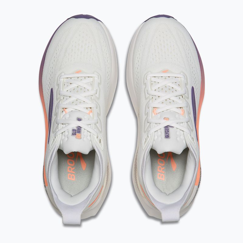 Buty do biegania damskie Brooks Glycerin GTS 23 white/mulled grape/clear 5