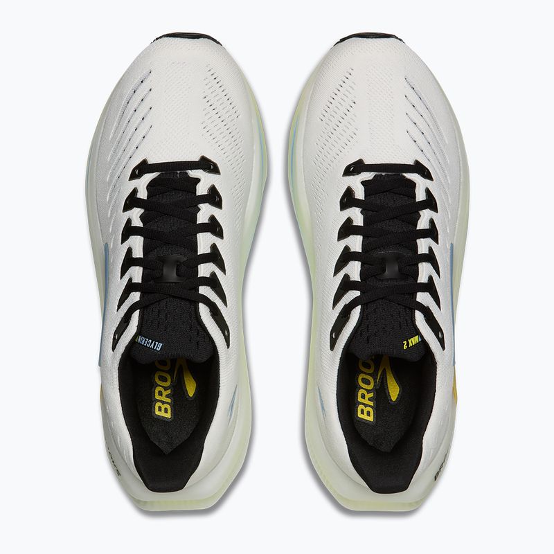Buty do biegania męskie Brooks Glycerin Max 2 bright white/black/nightlife 5