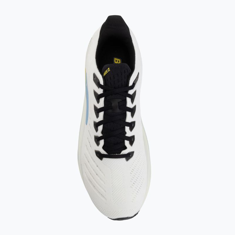 Buty do biegania męskie Brooks Glycerin Max 2 bright white/black/nightlife 5