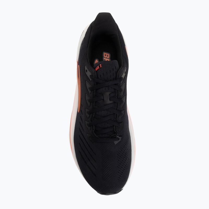 Buty do biegania męskie Brooks Glycerin Max 2 black/tigerlilly/orange 5