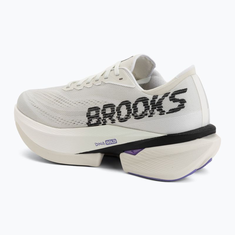 Buty do biegania męskie Brooks Hyperion Max 4 grey/black/purple hebe 3