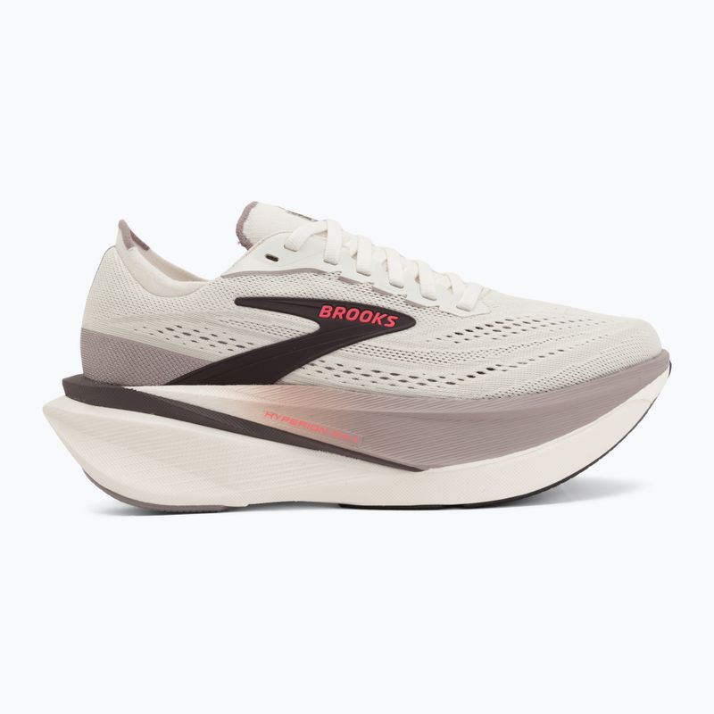 Buty do biegania damskie Brooks Hyperion Max 4 coconut/raisin/pink 2