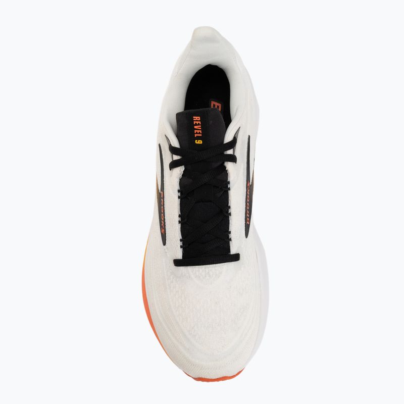 Buty do biegania męskie Brooks Revel 9 white/orange/black 5