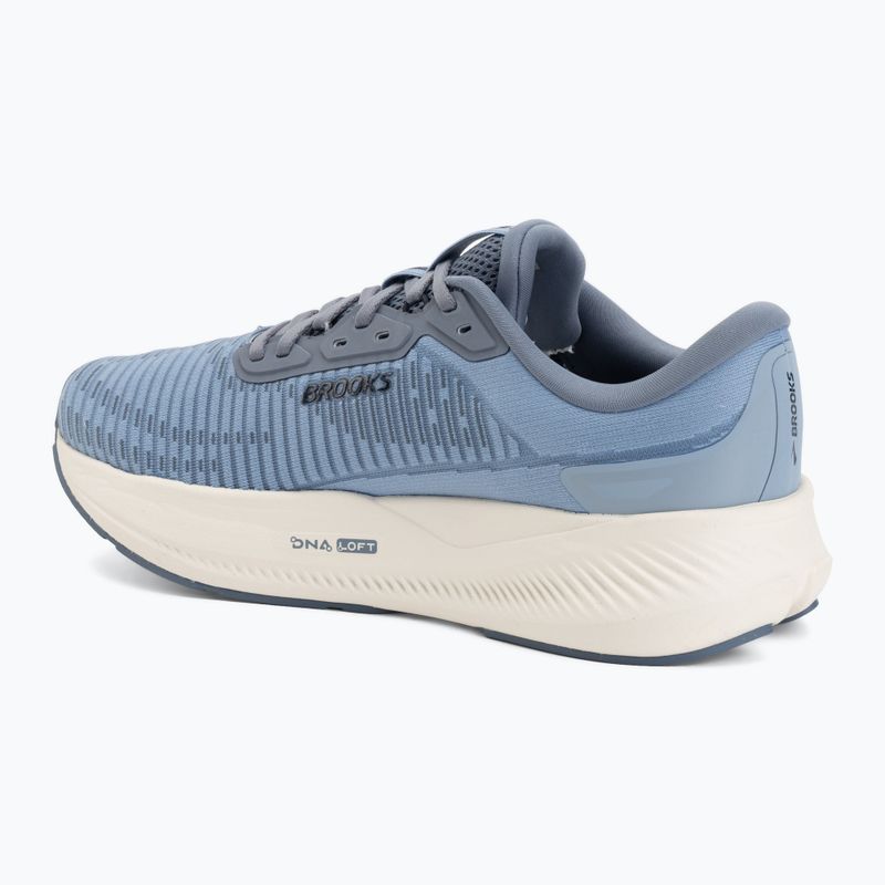 Buty do biegania męskie Brooks Revel Max rain washed/grey/navy 3