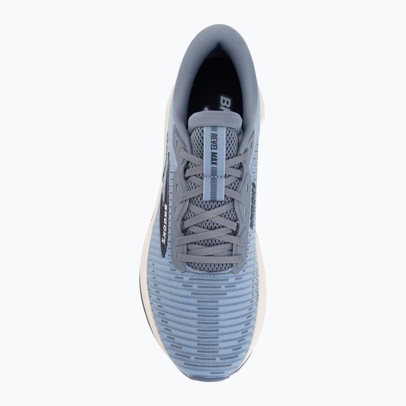 Buty do biegania męskie Brooks Revel Max rain washed/grey/navy 5