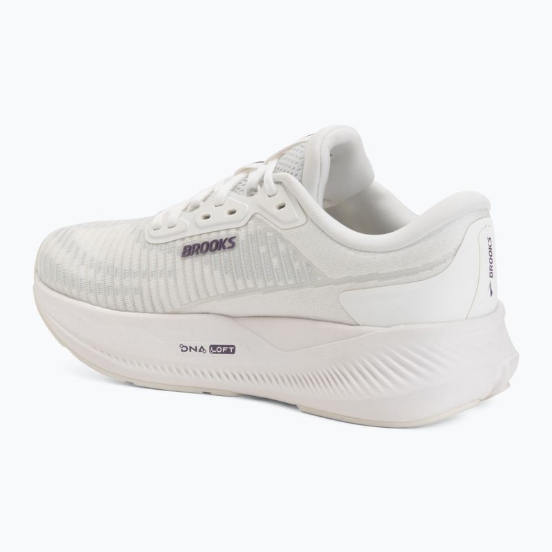Buty do biegania damskie Brooks Revel Max brightwhite/mulledgrape/peach 3