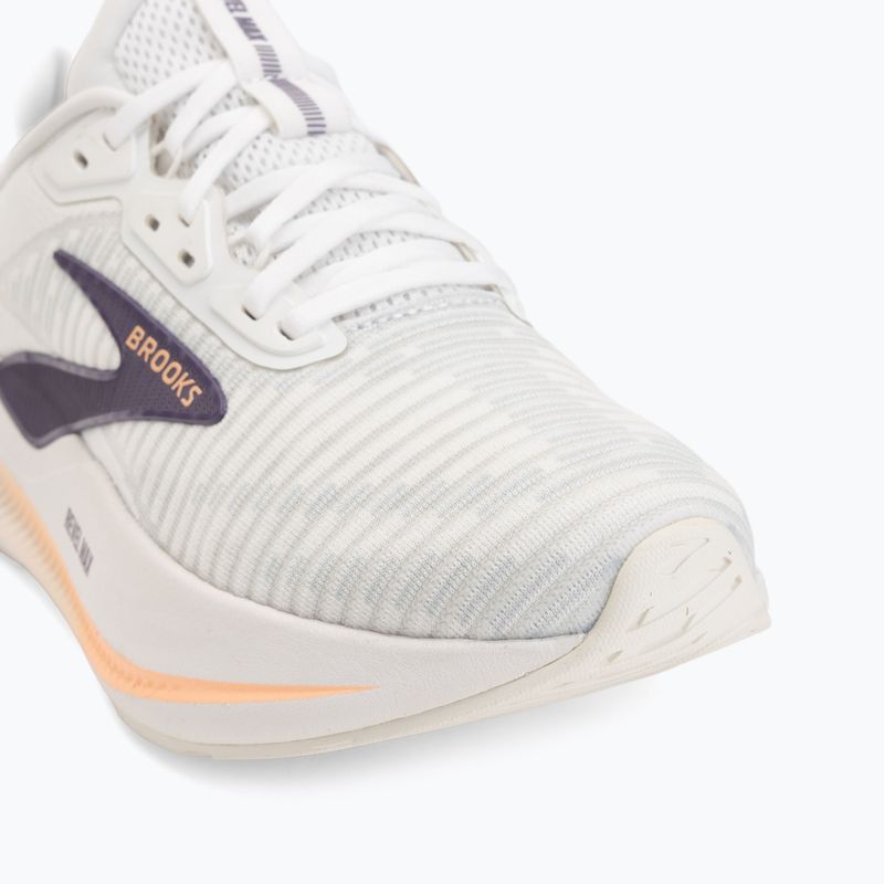 Buty do biegania damskie Brooks Revel Max brightwhite/mulledgrape/peach 7