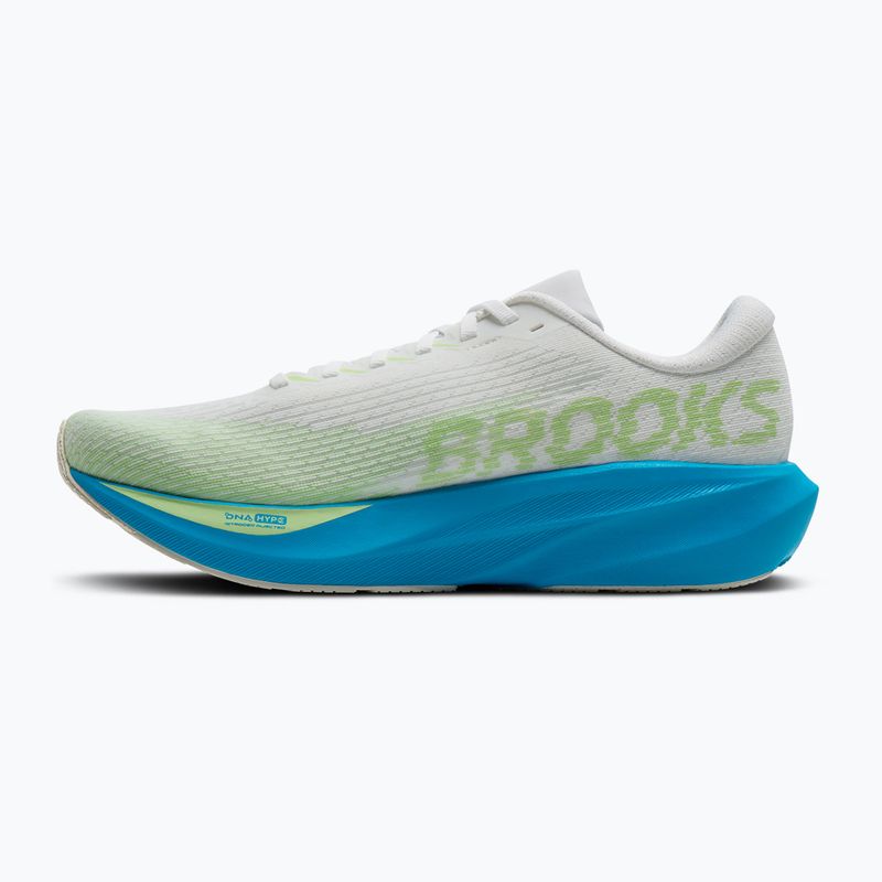 Buty do biegania męskie Brooks Ghost Amp white/blue/paradise green 3