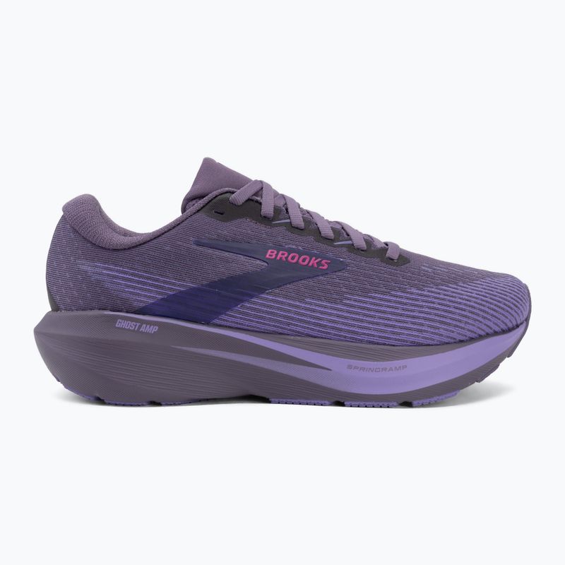 Buty do biegania damskie Brooks Ghost Amp purple/purple/fuchsia 2