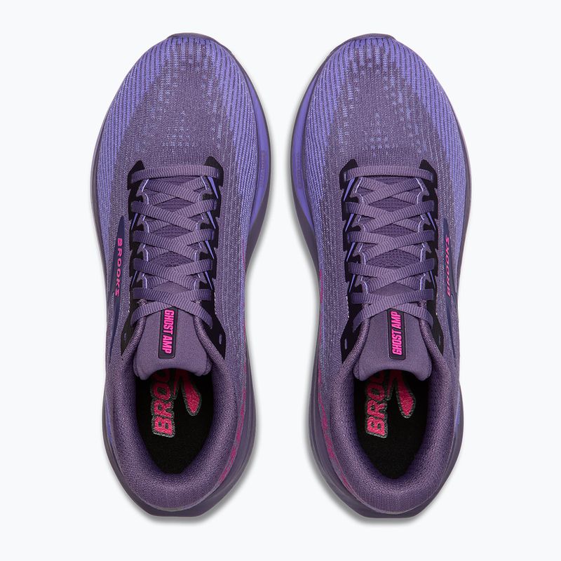 Buty do biegania damskie Brooks Ghost Amp purple/purple/fuchsia 5