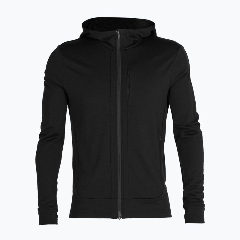 Bluza trekkingowa męska icebreaker Quantum III Zip Hood black 9