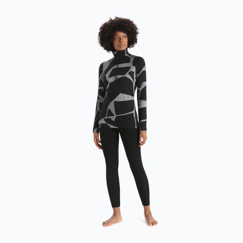 Spodnie termoaktywne damskie icebreaker Merino black 5