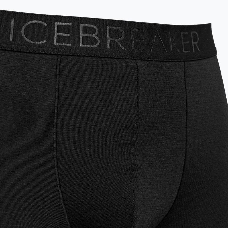 Bokserki termoaktywne męskie icebreaker Anatomica Cool-Lite black 3