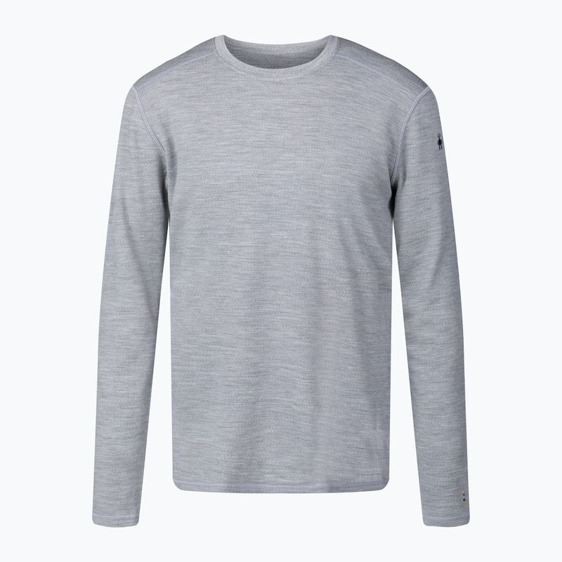 Bluza termoaktywna męska Smartwool Merino 250 Baselayer Crew Boxed light gray heather