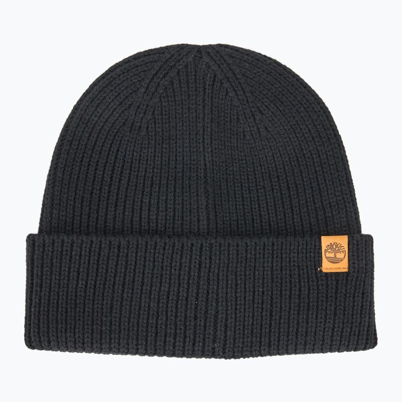 Czapka zimowa Timberland Fisherman Beanie black