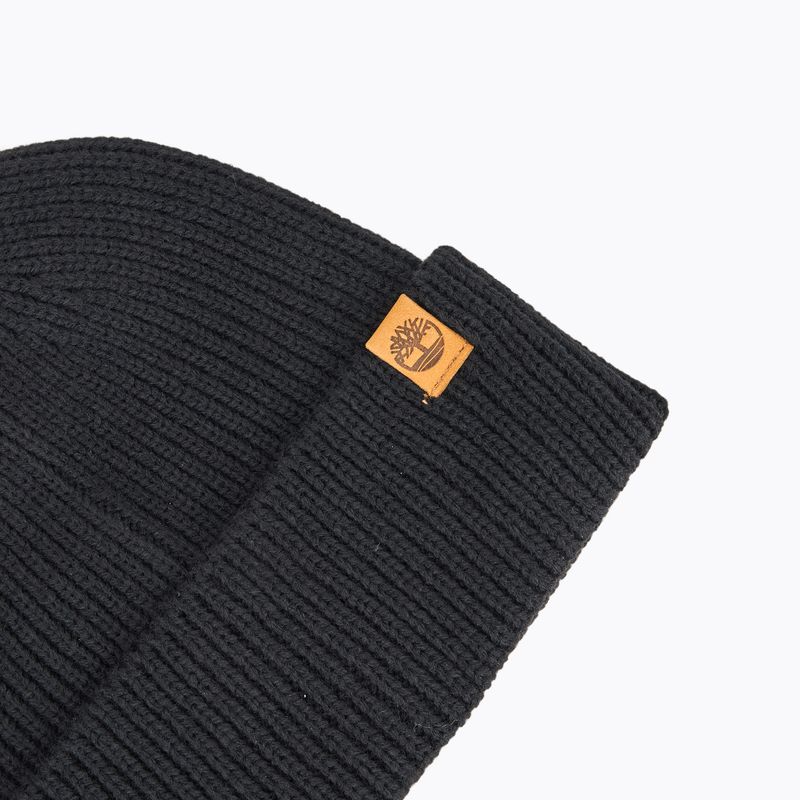Czapka zimowa Timberland Fisherman Beanie black 3
