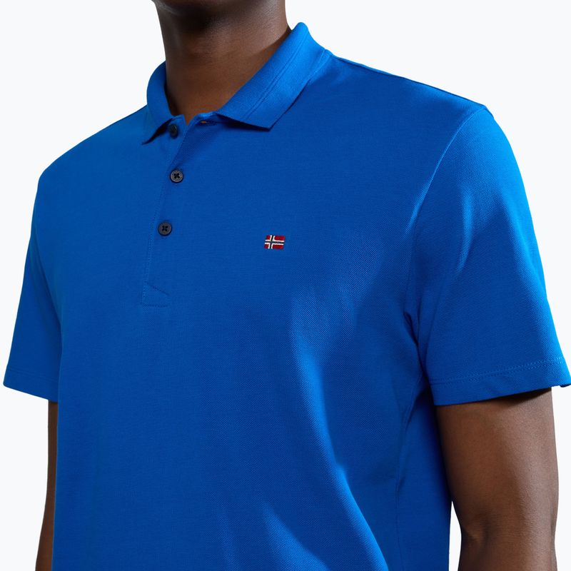 Koszulka polo męska Napapijri Ealis blue lapis 4