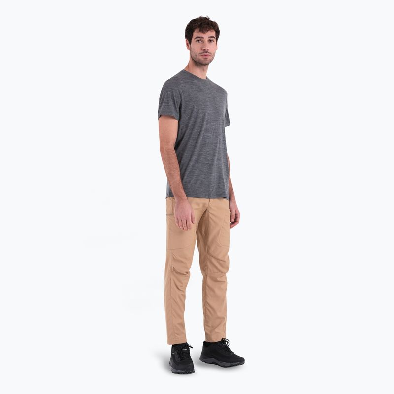 Koszulka trekkingowa męska icebreaker Merino 150 Tech Lite III gritstone heather 2