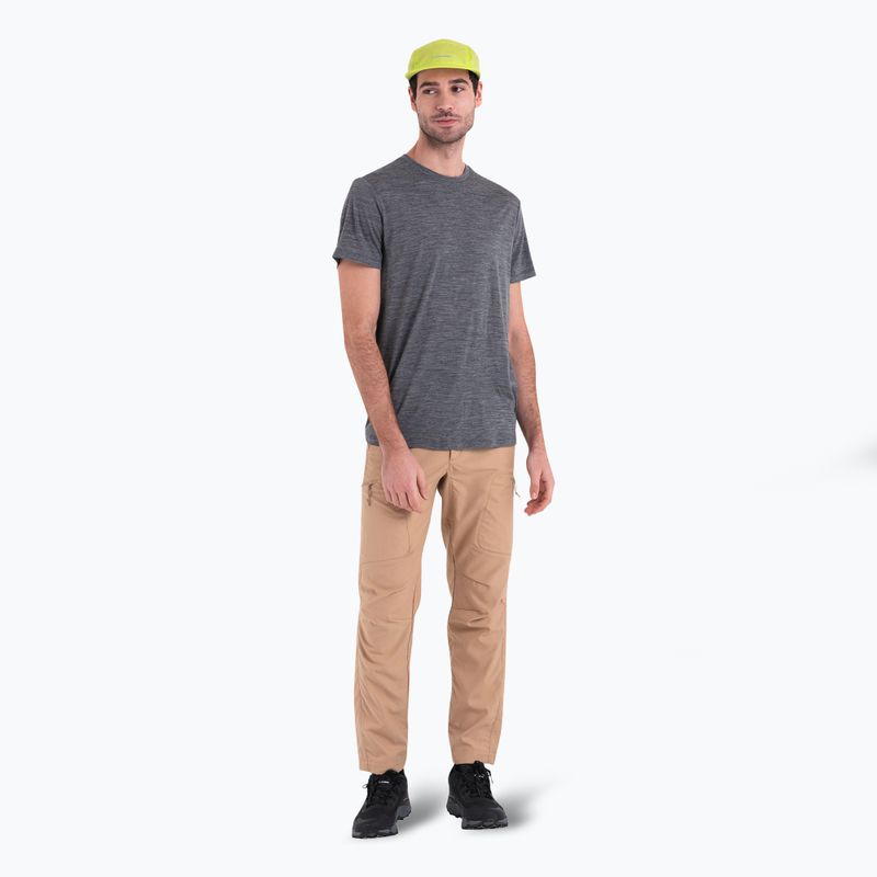 Koszulka trekkingowa męska icebreaker Merino 150 Tech Lite III gritstone heather 4