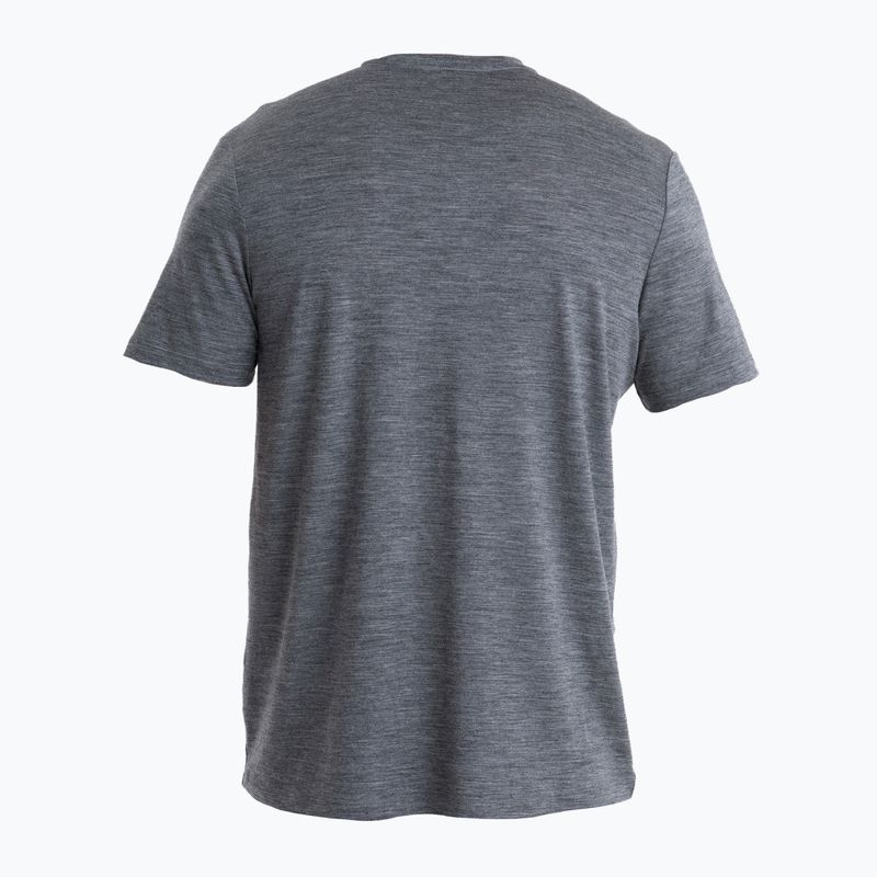 Koszulka trekkingowa męska icebreaker Merino 150 Tech Lite III gritstone heather 7