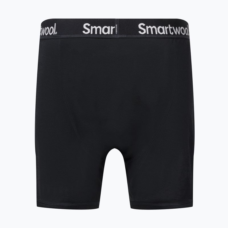 Bokserki termoaktywne męskie Smartwool Merino Sport 150 Boxer Brief Boxed black 2