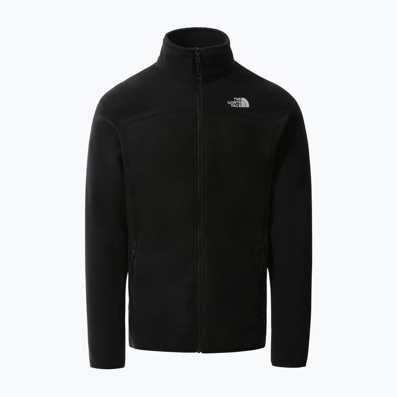 Bluza trekkingowa męska The North Face 100 Glacier FZ black