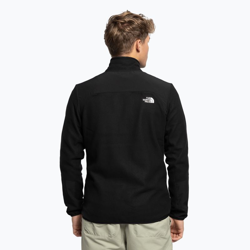 Bluza trekkingowa męska The North Face Glacier Pro Full Zip black/black 4