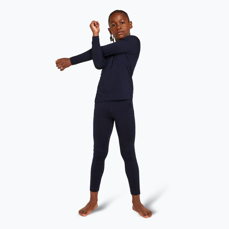 Bluza termoaktywna dziecięca icebreaker 200 Oasis Crewe midnight navy 2