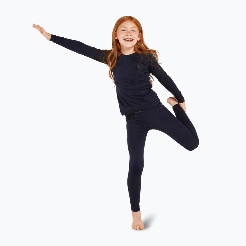 Bluza termoaktywna dziecięca icebreaker 200 Oasis Crewe midnight navy 6