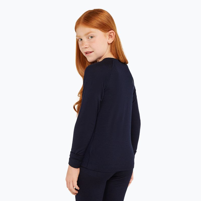 Bluza termoaktywna dziecięca icebreaker 200 Oasis Crewe midnight navy 7