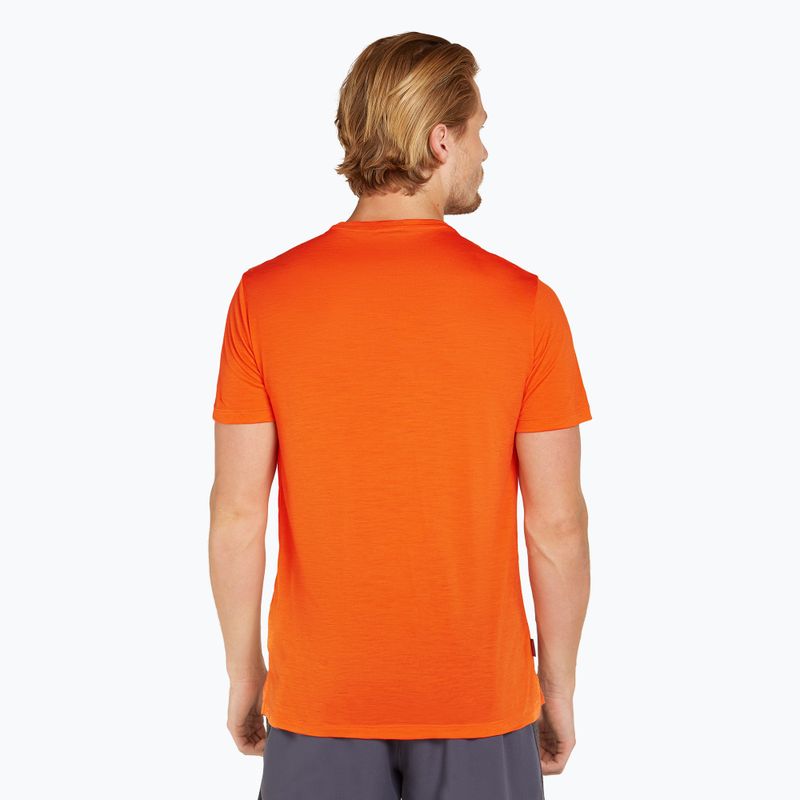 Koszulka trekkingowa męska icebreaker Merino 125 Cool-Lite Sphere III  Tee blaze 3