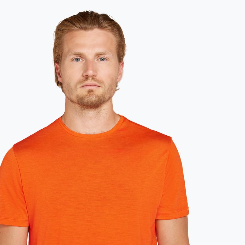 Koszulka trekkingowa męska icebreaker Merino 125 Cool-Lite Sphere III  Tee blaze 4