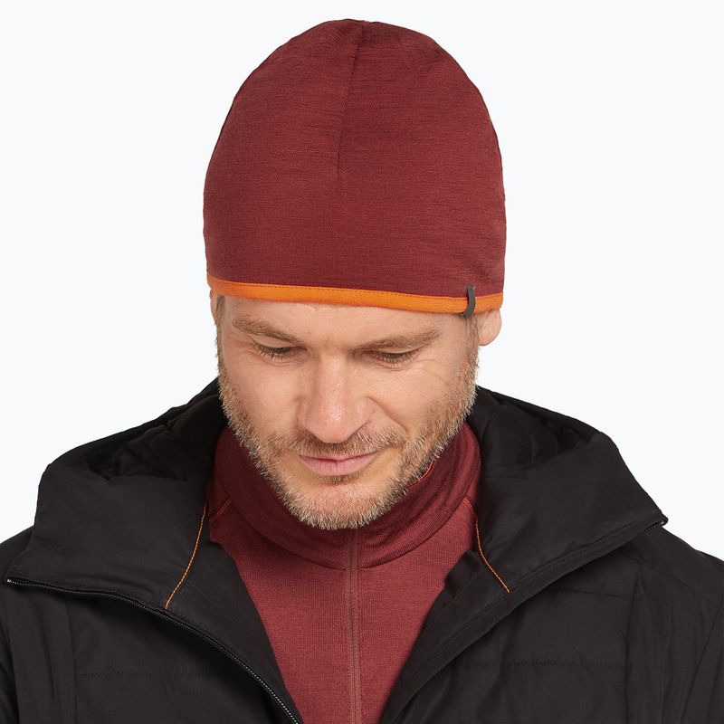 Czapka zimowa icebreaker Pocket Hat port/blaze 2