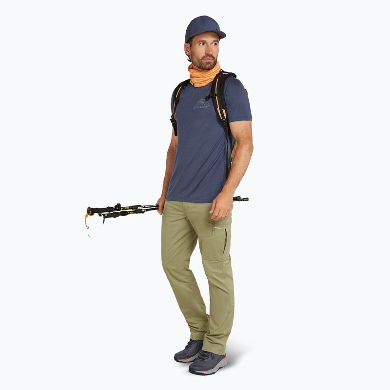 Koszulka trekkingowa męska icebreaker Merino 150 Tech Lite Back Pack graphite 5