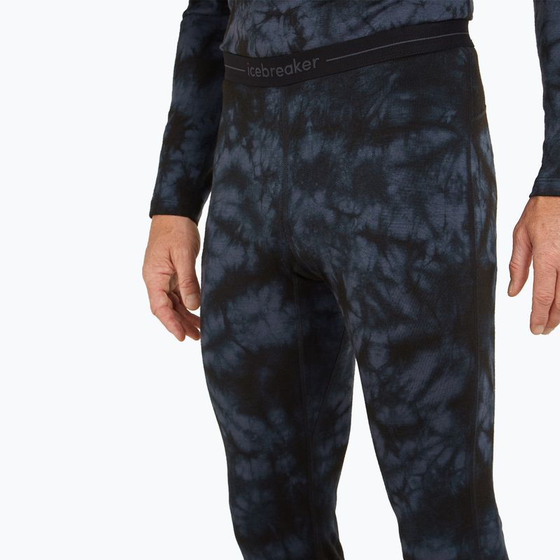 Spodnie termoaktywne męskie icebreaker Merino 200 Oasis Leggings Cloud Dye graphite/black 5