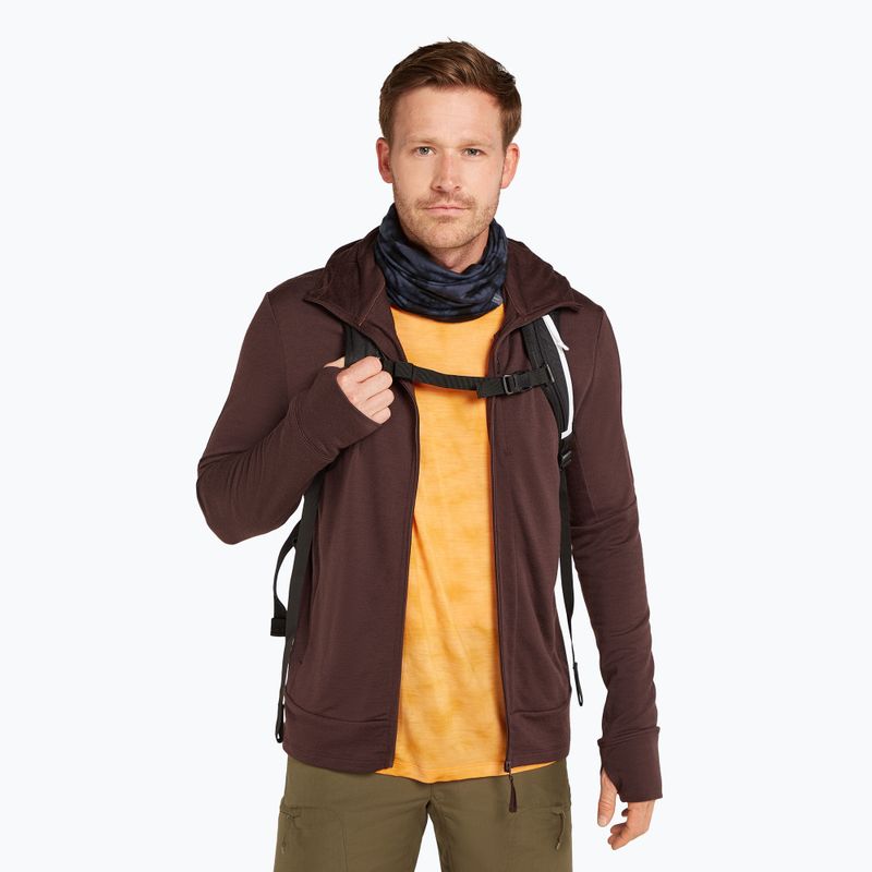 Chusta wielofunkcyjna icebreaker Merino Flexi Chute Cloud Dye graphite/black 4
