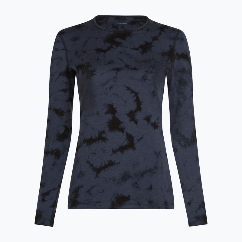 Longsleeve termoaktywny damski icebreaker Merino 200 Oasis Crewe Cloud Dye graphite/black 7
