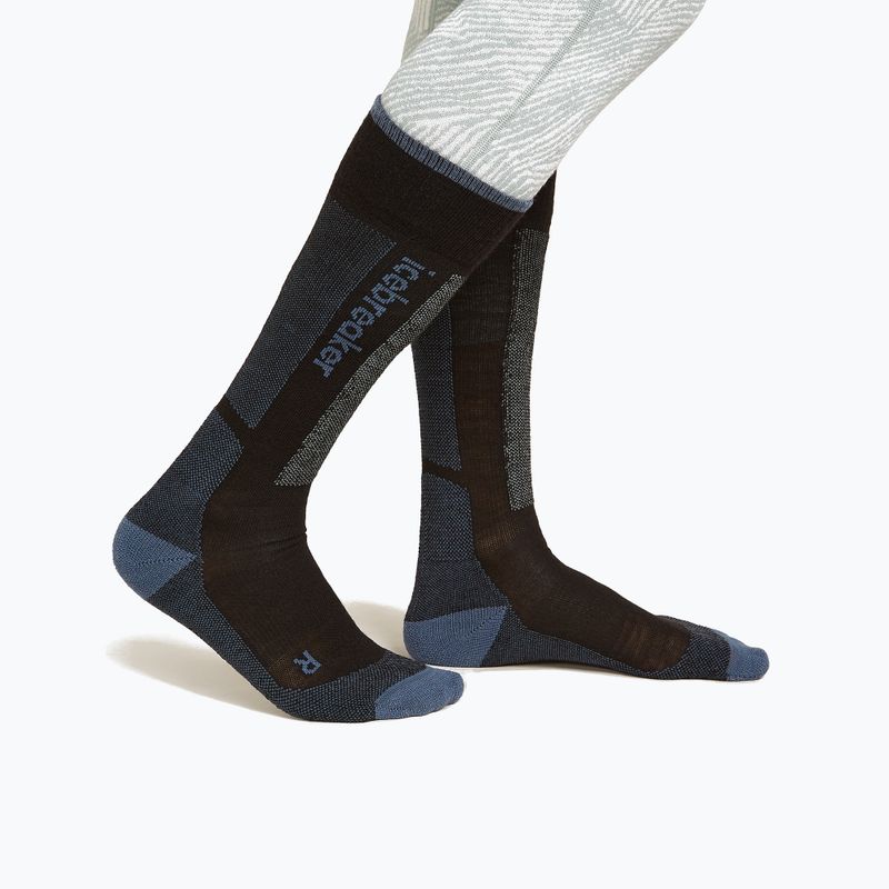 Skarpety narciarskie damskie Icebreaker Merino Ski+ Light OTC black/dawn/graphite 2