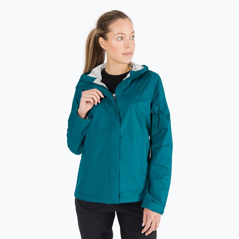 Kurtka przeciwdeszczowa damska The North Face Venture 2 monterey blue 7