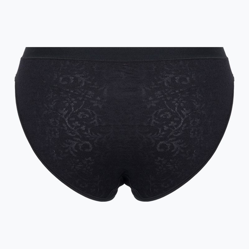 Majtki termoaktywne damskie Smartwool Merino Lace Bikini Boxed black 2