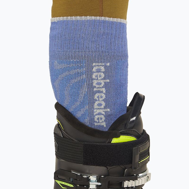 Skarpety narciarskie męskie icebreaker Merino Ski+ Medium OTC Mountain Contour brilliant/ether/baja 4