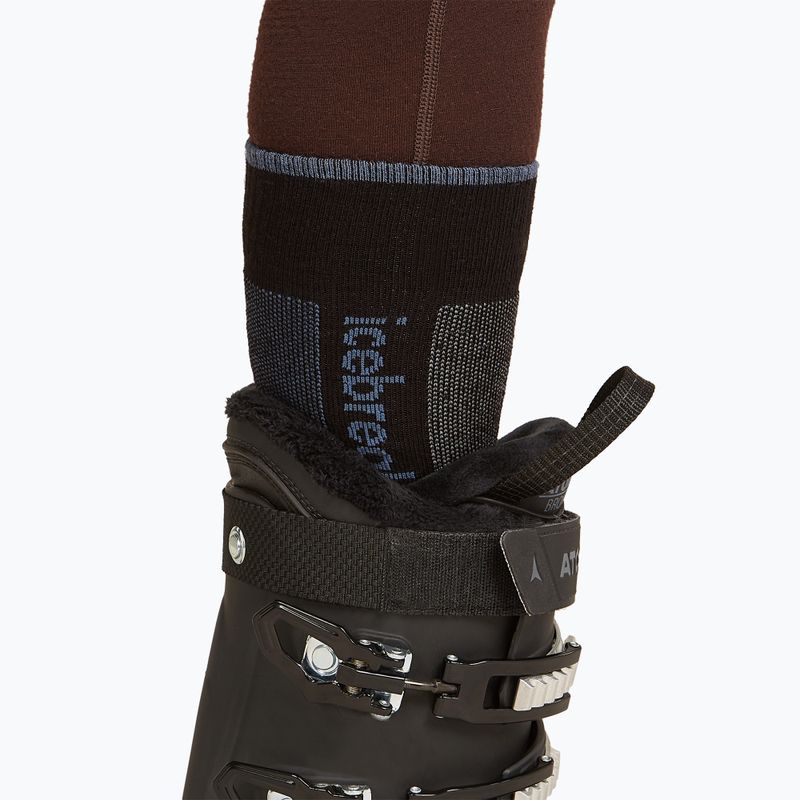 Skarpety narciarskie damskie icebreaker Merino Ski+ Ultralight OTC black/dawn/graphite 4
