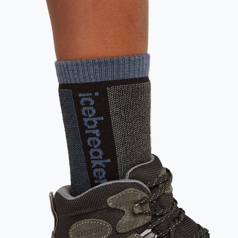Skarpety dziecięce icebreaker Merino Blend Ski+ Medium OTC black/dawn/graphite 4