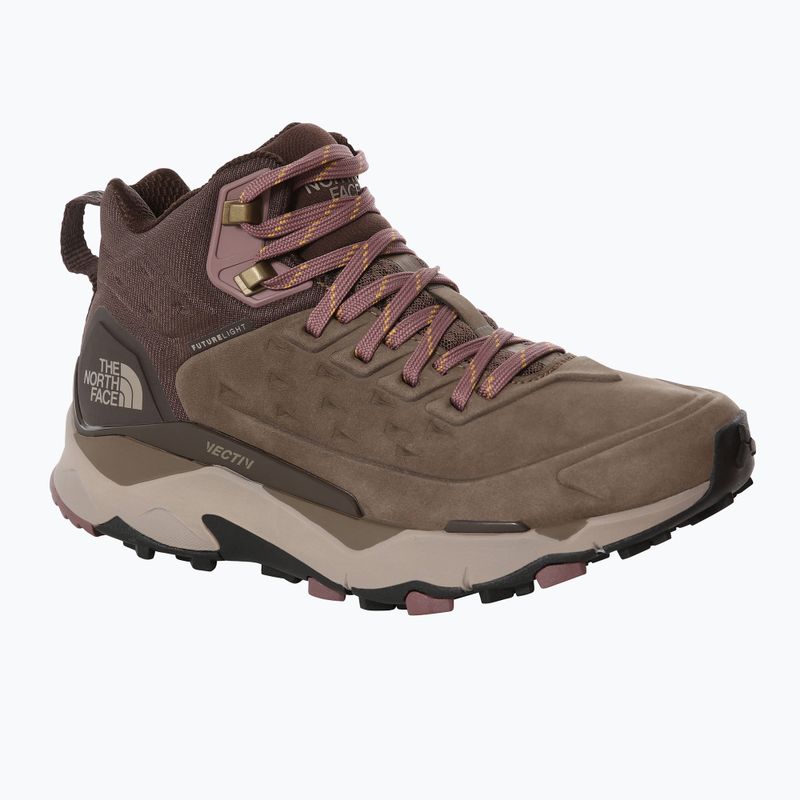 Buty turystyczne damskie The North Face Vectiv Exploris Mid Futurelight Leather bipartisan brown 9