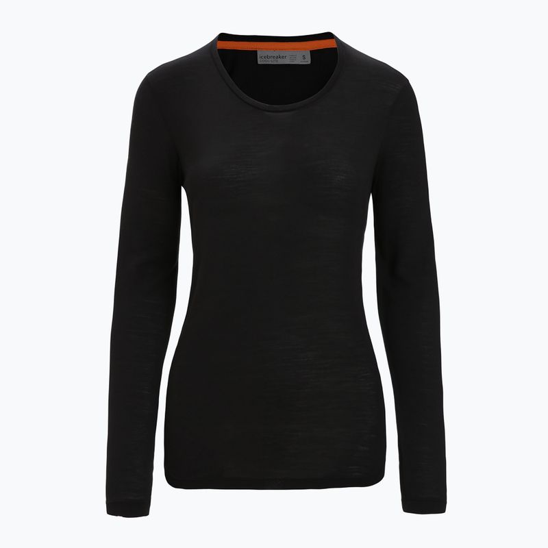 Longsleeve trekkingowy damski icebreaker Sphere II black 6