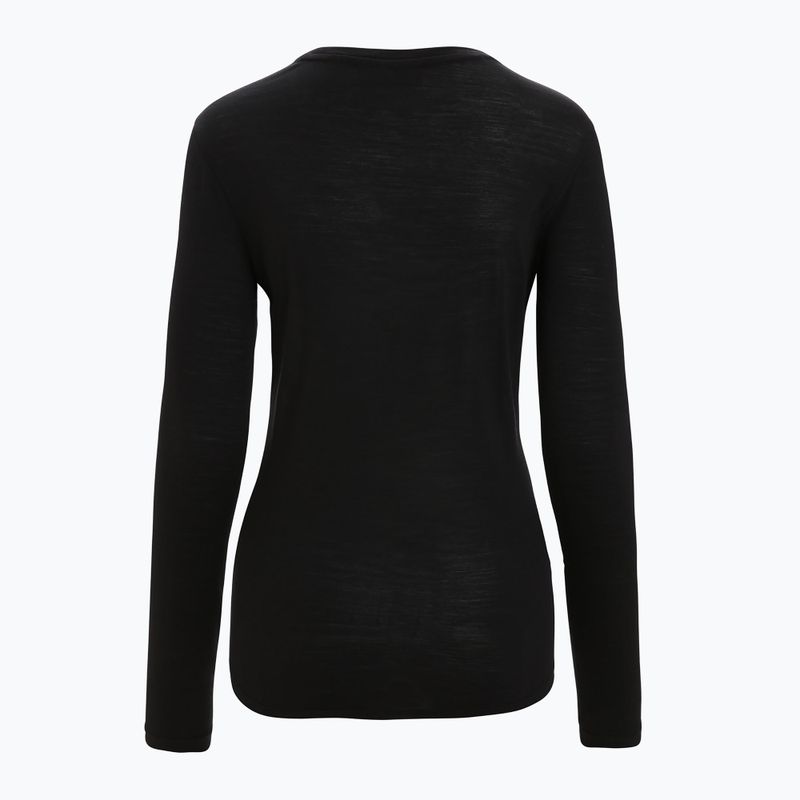 Longsleeve trekkingowy damski icebreaker Sphere II black 7
